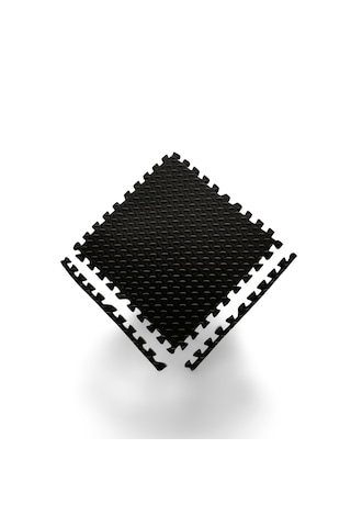 50x50 13mm Damla Desen Puzzle Tatami Minder Spor Yoga Pilates Oyun Matı Siyah