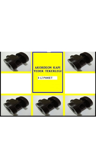 AKORDEON KAPI TEKERLEĞİ 18mm, 5 ADET.