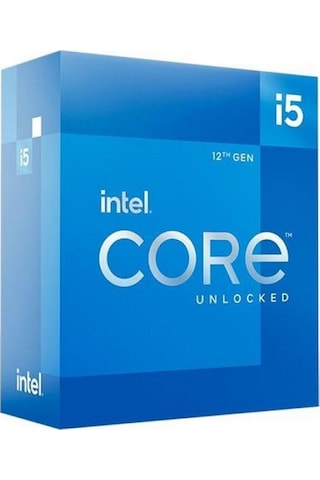 Intel Core İ5 12400F 18Mb 6Çekirdekli Vga Yok 1700P 65W Kutulu+Fa