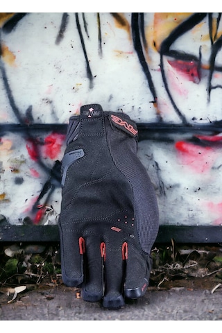 Five Gloves Rs3 Evo Motosiklet Eldiveni Kırmızı - Siyah