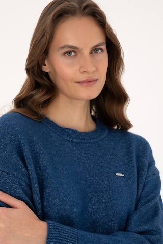 U.S. Polo Assn. Kadın Lacivert Bisiklet Yaka Kazak 50310021-VR033