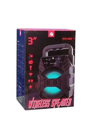 KTS-1057 Işıklı Ses Bombası Bluetooth Hoparlör