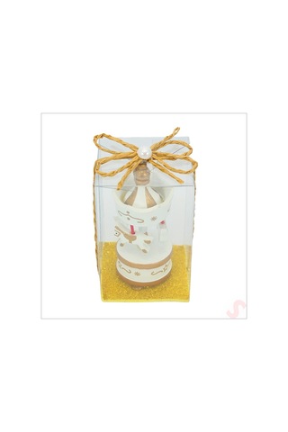 Kutulu Mini Atlı Karınca, 8,5cm X 3,5cm - Altın Süslü