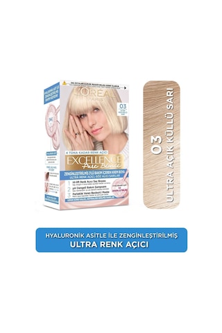 Excellence Creme Saç Boyası - 03 Ultra Açık Küllü Sarı