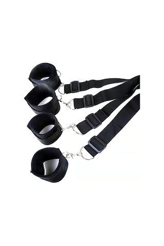 Asil Esaret Maskeli Fantezi Kadın El Ayak Kelepçe Yatak Bağlama S