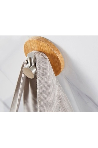 Tongxida Bosphorusboutique Paslanmaz Mutfak Kapı Kancası Kanca-pembe Kanca Havlusu Çelik Ceket Banyo Bambu Adet 3 Ec Pembe Pembe