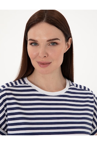 Pierre Cardin Kadın Beyaz Tişört 50305758-vr013 Beyaz