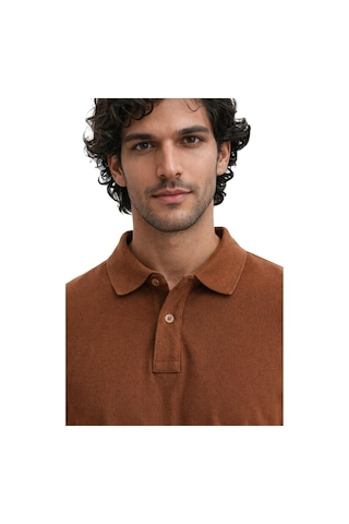 Ar-ma Erkek Battal Büyük Beden Basic % 100 Pamuk Pike Polo Yaka Tişört Y29374870302 Kahverengi