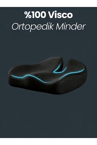 Yeni Nesil Visco Ortopedik Ergonomik Uzun Süre Masa Başındakiler, Araç Kullananlar Veya Omurga Sağlığını Desteklemek Ve Oturma Baskısını Azaltmak Amacıyla Tasarlanmış Ergonomik Minder 1