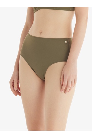 Kadın Yüksek Bel Bikini Altı 10730 - Yeşil Yeşil