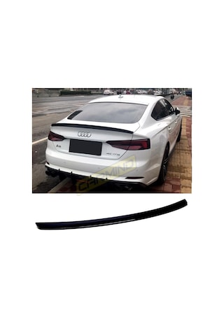Audi A5 Bagaj Üstü Piano Black Spoiler 2017-2020