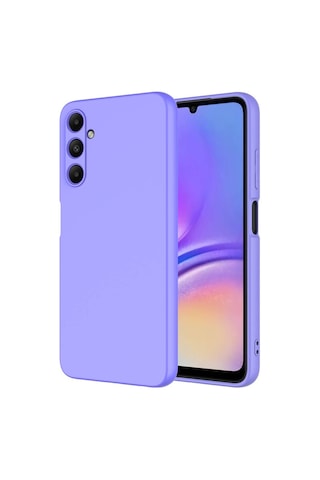 Noktaks Samsung Uyumlu Galaxy A15 Kılıf İçi Kadife Koruyucu Mara Lansman Kapak Lila