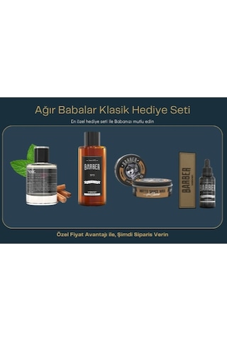 Noir Klasik Barber Erkek Parfüm Seti