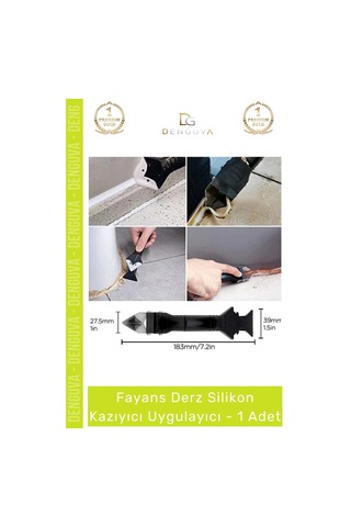Derzkazıyıcı Profesyonel Çok Amaçlı Tadilat Banyo Mutfak Fayans Köşe Derz Silikon Kazıyıcı Uygulayı