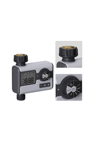 Akyol Garden 21177 Dijital Otomatik Bahçe Sulama Bilgisayarı Timer