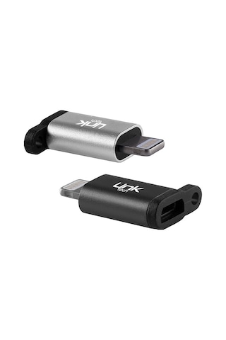 Linktech O189 Micro Usb To Lightning Dönüştürücü Metal Adaptör (551657642)