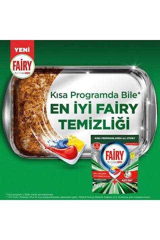 Fairy Platinum Plus Ultra Bulaşık Makinesi Deterjanı 2 x 32 Tablet