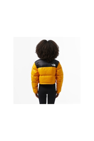 The North Face Nuptse Kadın Kısa Sarı Ceket Düz Nf0a5ggezu31 6234730