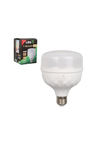Ledx Al-tb30 Akım Korumalı 30 Watt 3600 Lümen E27 Beyaz Kristal Torch Led Ampul