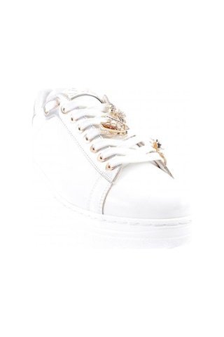 Dgn Es852-23y Kadin Kalin Taban Ari Tokali Sneakers Ayakkabi ES852-2007-R0198 Beyaz