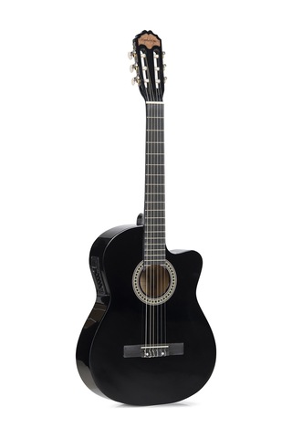 Miguel Artegas Mag65Cebk Siyah Elektro Klasik Gitar