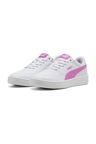 Puma Court Lally Jr Beyaz Kadın Sneaker 000000000102714310 Beyaz-a Pembe
