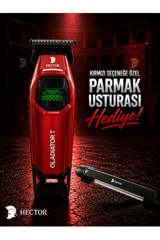Hector Gladiator T Kırmızı Sakal Ve Saç Kesme Makinesi