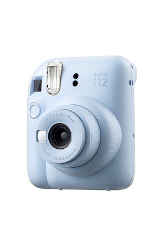 Fujifilm Instax Mini 12 Fotoğraf Makinesi + 4'lü Renkli Lens Seti Mavi