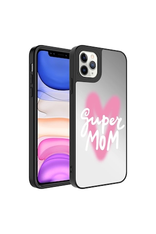 Apple Uyumlu iPhone 11 Pro Kılıf Aynalı Desenli Kamera Korumalı Parlak Zore Mirror Kılıf