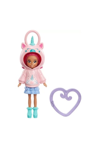 Polly Pocket Kapüşonlu Bebekler Unicorn Hkv98-hkw02