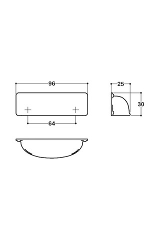 System Mobilya Kulbu Siyah Renk 64mm Çanak/tas Kulp Sy4533 0064 Al6 Çok Renkli