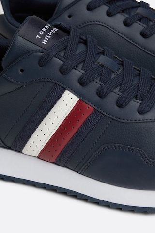 Tommy Hilfiger Erkek Marka Logolu Bağcıklı Spor Ayakkabı Lacivert