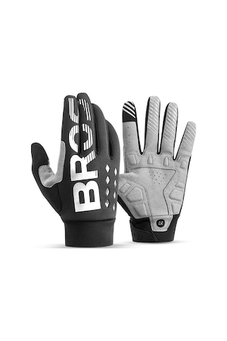 Trendooze Tam Şok S209 Rüzgar Rockbros Parmak Geçirmez Emici Eldiveni Ekran Dokunmatik Çift Bisiklet Bir Kt