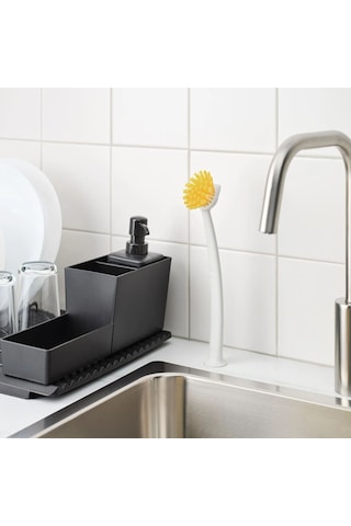 Ikea Rınnıg Bulaşık Fırçası 29 Cm Beyaz Sarı Tekli