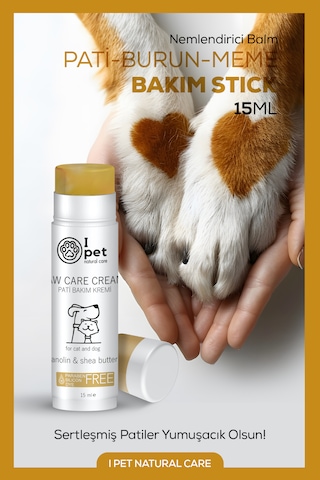 Kedi Köpek Pati Bakım Kremi, Stick Doğal Nemlendirici Çatlak Giderici