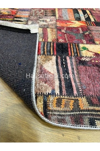 Salerno Çamaşır Makinesinde Yıkanabilir Kilim Halı Hs1038 Çok Renkli