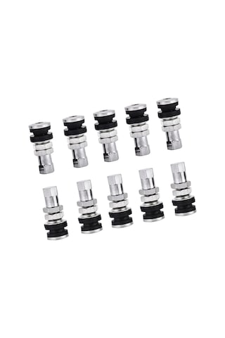 Yaleker Alüminyum Tamir Seti: Eşik Servisli, Rüzgar Geçirmez, Atv, Mower, Moto İçin Kısa Vana Sapları - Paslanmaz Kapaklı Tr161