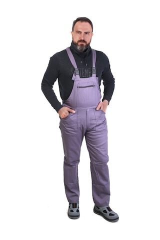 Eser - Gabardin Bahçivan Tulum - Iş Tulumu - Gri