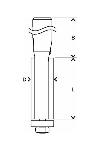 Bosch 6mm Şaftlı Pah Kırma Freze Ucu 6 9,5 56 2608628462
