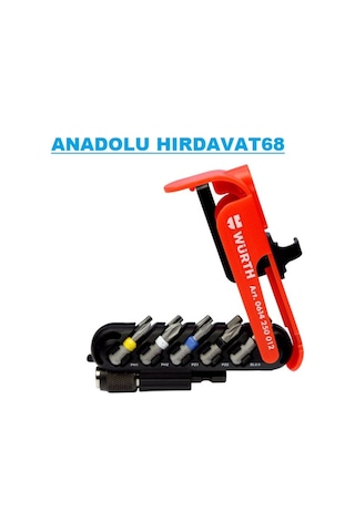 Würth Tornavida Bits Uç Seti Lokma Cırcır Set 12pcs Germany