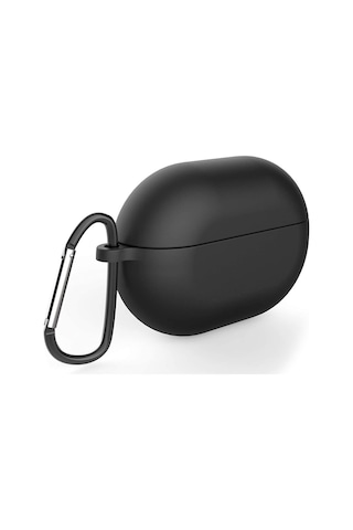 Microsonic Huawei Freebuds Pro Mat Silikon Kılıf Siyah