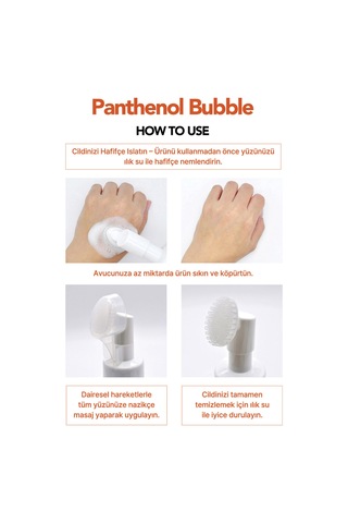 Temizleme Aparatlı Panthenol Temizleme Köpüğü Lebelage Panthenol Bubble Chewy Foam