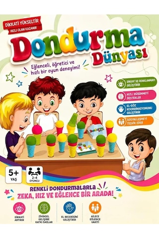 Dondurma Dünyası Hızlı Denge Ve Beceri Oyunu Eğitici Aile Çocuk Oyuncakları Aktivite Seti