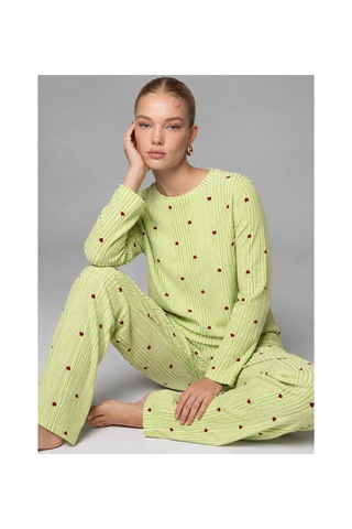 Norcia Sports Kadın Çizgili Kalp Desenli Uzun Yeşil Pijama Takımı Çok Renkli - 929322976 Çok Renkli - 929322976 Çok Renkli Norcia Sports Kadın Çizgili Kalp Desenli Uzun Yeşil Pijama Takımı Çok Renkli - 929322976 Çok Renkli - 929322976 Çok Renkli