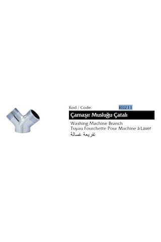 Çamaşır Makinesi Musluğu Çatalı