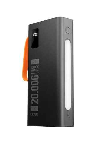 Powerway QC20 22.5W 20.000 mAh Powerbank Siyah