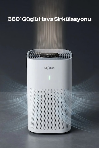 Hava Temizleme Cihazı – Hepa Filtreli, Ultra Sessiz Çalışma Modu 10dB, Wi-Fi Mobile Uygulama Destekli ve H13 Çok Katmanlı Filtreleme