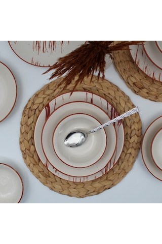 Karamel 24 Parça Yemek Takımı