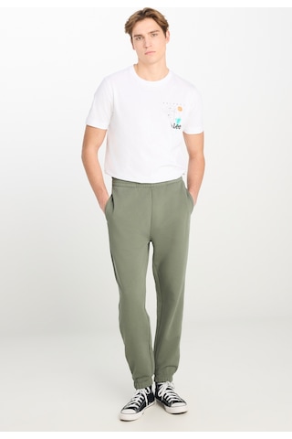 Lee Pamuk Regular Fit Normal Kesim Ribanalı Paça Haki Jogger Pantolon