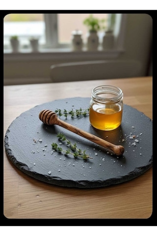 Zeytin Ağacı Ahşap Bal Kaşığı 16 Cm Doğal & Sağlıklı Sunum 2 Adet